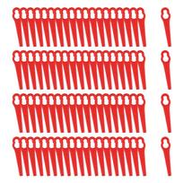 80 vnt. 8,3 cm plastikiniai žolės pjovimo peiliukai, atsarginiai peiliukai vejapjovei Einhell vejapjovei