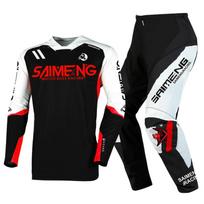 motokroso pavarų komplektas vaikams 4 5 6 7 8 9 10 11 12 13 metų Jaunimas vaikas Motociklas berniukas Mergaitė Jersey Pant Kits lenktyninis kostiumas Visureigis Enduro MX MTB XL-26 black