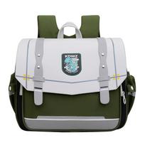Elementary School Bag Cute Waterproof Backpack for Girls Flipped Backpack for Teenagers in Grades 1-3 Lightweight Backpack žalia