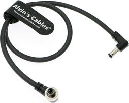 "Alvin's Cables" dešiniojo kampo nuolatinės srovės kabelis su fiksavimo maitinimo laidu, skirtas "SmallHD 702", "Atomos Ninja V", vaizdo įrenginiams PIX-E7 PIX-E5 Monitor, "Hollyland Mars 400s" 45 cm 18 colių