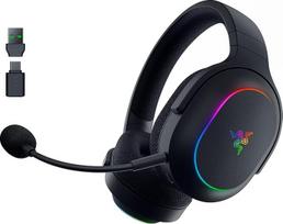 "Razer Barracuda X Chroma" belaidės daugiaplatformės žaidimų ausinės su 6 zonų "Chroma RGB" ("SmartSwitch Hyperspeed" ir "Bluetooth", 40 mm garsiakalbis, nuimamas "HyperClear" kardioidinis mikrofonas) Juodos spalvos