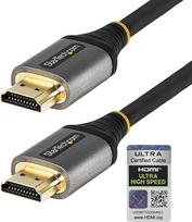 "StarTech.com" 2 m HDMI 2.1 kabelis 8K - sertifikuotas ypač didelės spartos HDMI kabelis 48Gbit/s - 8K 60Hz/4K 120Hz HDR10+ eARC - UHD 8K HDMI monitoriaus kabelis - monitorius/televizorius - lanksti TPE danga (HDMM21V2M)