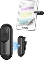"Stouchi RF" nuotolinio valdymo pultelis "Kindle Paperwhite Colorsoft Oasis Scribe Kobo" elektroninei skaityklei "2-in-1" Magnetinis puslapių sukiklis "Kindle iPad" planšetiniam kompiuteriui su riešo dirželiu - juodas
