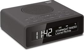 "TechniSat Digitradio 51" DAB radijo laikrodis (DAB +, FM, radijo laikrodis, žadintuvas su dviem reguliuojamais žadintuvo laikais, snaudimo funkcija, miego laikmatis, pritemdomas ekranas, ausinių lizdas), juodas