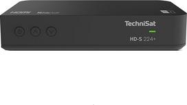 "TechniSat HD-S 224+" kompaktiškas HD palydovinis imtuvas su HD+ siųstuvo pakuote 6 mėnesiams (DVB-S2, "Timeshift" funkcija, HDTV, HDMI, USB medijos grotuvas, 7 dienų EPG, 12 voltų veikimas, nuotolinio valdymo pultas) Juodas
