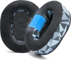 "WC Freeze Blackshark" vėsinančios gelinės ausų pagalvėlės 2020-2022 m. "Razer Blackshark V2" ir "V2 Pro" modeliams (netinka 2023 m. modeliui), "Wicked Cushions" - didesnis komfortas, storis ir garso izoliacija | Geo Grey