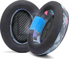 "WC Freeze QC35" - vėsinantys geliniai ausų įklotai "Bose QC35" ir QC35ii (QuietComfort 35) ausinėms ir kitoms ausinėms | kvėpuojantis sportinis audinys, vėsinantis gelis, itin storas ir ilgiau vėsinantis | 90-ųjų juoda
