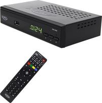 "XORO Full HD" skaitmeninis palydovinis imtuvas HRS 8689 su 2 in 1 nuotolinio valdymo pultu Palaiko "Unicable 1/2", JESS, USB 2.0 medijos grotuvą, HDMI, SCART ir S/PDIF išvestis