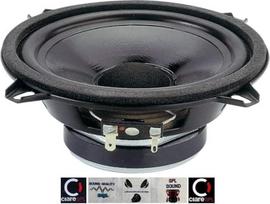 1 CIARE CW130Z žemų dažnių garsiakalbis 13 cm 130 mm 5,25 colio skersmens 50 W vidutinės kvadratinės vertės ir 100 W maksimalios galios 4 omų durelės automobilio durelės guminė pakaba 88 dB SPL, 1 vnt. + 5 nemokami lipdukai