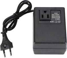 811/5000 Universalus kelioninis adapterio maitinimo kištuko keitiklis, ES kištuko keitiklis, 300 W juodas maitinimo transformatoriaus įtampos keitiklis AC 220 V į 110 V ES kištuko adapteris (ES)