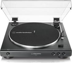 Audio-Technica LP60X Visiškai automatinis stereofoninis patefonas su diržine pavara, juodas