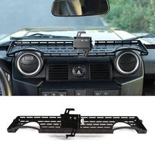 DIYUCAR Automobilinis telefono laikiklis GPS laikiklis Centrinės konsolės laikymo skyrius prietaisų skydelio laikymo dėžutė Organizatorius Land Rover Defender 90 110 2004-2019 m.