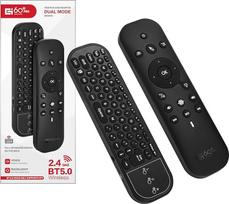 GREVA nuotolinio valdymo pultas su klaviatūros ir pelės funkcija, belaidis "Bluetooth" nuotolinio valdymo pultas, universalus IR nuotolinio valdymo pultas su IR mokymosi funkcija, skirtas "Android Smart TV Box", projektoriui, HTPC
