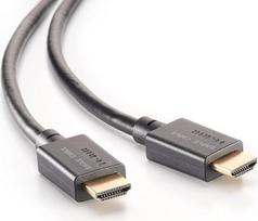 Inakustik eagle cable by 10013020 Deluxe itin didelės spartos HDMI 2.1 kabelis | 2,0 m | 48Gbps | UHD 10K @ 120Hz | krištolo skaidrumo televizoriaus namų kino ir žaidimų patirtis | HDR10+ | eARC (Audio Return)