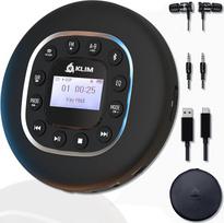 KLIM Journey + nešiojamas CD grotuvas Walkman su patvariu akumuliatoriumi + ausinės + FM radijas + suderinamas MP3 CD grotuvas + SD kortelė FM siųstuvas Bluetooth + idealiai tinka automobiliams + nešiojamas CD grotuvas