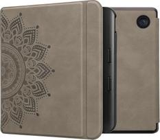 kwmobile Dėklas, suderinamas su "Kobo Kobo Libra Colour/Tolino Vision Colour Case - Faux Leather Cover - Rising Sun Grey