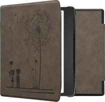 kwmobile dėklas, suderinamas su Pocketbook Era/Era Colour Case - Dirbtinės odos dėklas - Dandelion Love Grey