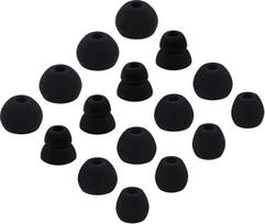LALASTYLE pakaitiniai ausinių antgaliai "Beats Flex" belaidėms ausinėms, S/M/L/D, 4 dydžiai, 8 poros, minkšti silikoniniai ausinių antgaliai, tinka "Beats Flex", 8 poros (juoda)
