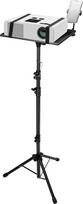 QWORK® daugiafunkcinis projektoriaus stovas nešiojamojo kompiuterio planšetinio kompiuterio fotoaparato stovui - nuo 58 iki 160 cm aukščio ir 180° kampu reguliuojamas - sulankstomas ir stabilus stovintis pulas, reguliuojamo aukščio, skirtas scenai ir stud