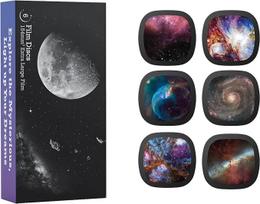 Realistiniai diskai - diskai "Ainael" meteorų ir galaktikų projektoriui, 5K Ultra HD diskai namų planetariumui, 6 diskų rinkinys be projektoriaus (Nebula 1)