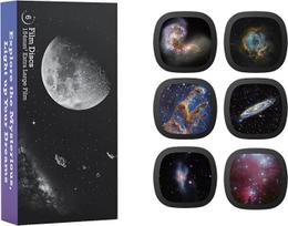 Realistiniai diskai - diskai "Ainael" meteorų ir galaktikų projektoriui, 5K Ultra HD diskai namų planetariumui, 6 diskų rinkinys be projektoriaus (Nebula 3)