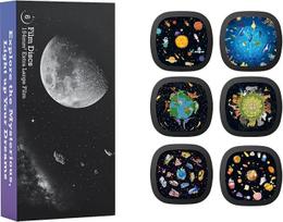 Realistiniai diskai - diskai "Ainael" meteorų ir galaktikų projektoriui, 5K Ultra HD diskai namų planetariumui, 6 diskų rinkinys be projektoriaus (vaikams)