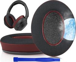 SOULWIT aušinamojo gelio pakaitiniai ausų įdėklai "Sony" WH-1000XM3 (WH1000XM3) ausinėms, ausų įdėklai su didelio tankio triukšmo izoliacijos putomis, ypač stori