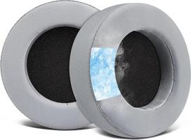 SOULWIT Kühlgel Ersatz Ohrpolster für Corsair Virtuoso Pro Headset, Ohrpolster mit Eisseidengewebe, hochdichtem weicherem Schaumstoff