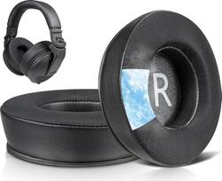 SOULWIT pakaitinės ausų pagalvėlės "Pioneer DJ HDJ-X5/X5 BT", HDJ-X7, HDJ-X10 ausinėms, didelio tankio triukšmo izoliacijos putų pagalvėlės