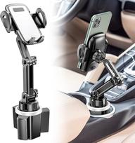 Telefono laikiklis automobilyje, CTYBB taurės laikiklio laikiklis su reguliuojamu kaklu, skirtas mobiliesiems telefonams "iPhone 12 Pro Max /11 Pro/XR/XS/8/7 Plus/6s", "Samsung S10 Plus/S9/Note9", "Huawei" ir kt.