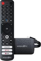 waipu. "TV 4K Stick" | Nuotolinio valdymo pultas su greitojo rinkimo mygtukais (su TV valdymo mygtukais) | Televizija per WLAN | HDMI | 4K | HDR