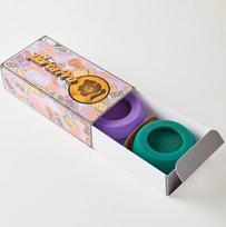 YAXI 2 poros violetinės ir žalios spalvos ausų pagalvėlių, skirtų "Koss PortaPro