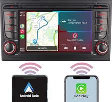 YZKONG automobilinis radijo imtuvas "Audi A4 S4 RS4 2003-2012", suderinamas su belaidžiu "Carplay Android", 7 colių jutiklinio ekrano automobilinis radijo imtuvas AM/FM/Bluetooth/USB