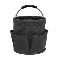 Garden Tote Bag with 6 Pockets Heavy Duty 600D Oxford Cloth Garden Tool Organizer Bag 17L juoda