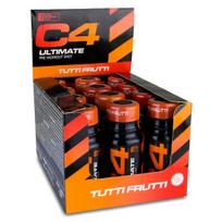 Energijai Cellucor C4 Ultimate Shots 12 x 60 ml Tutti Frutti Skonio