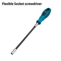 Quality Socket Screwdriver Flexible 1Pc 7 Mm Blue-green