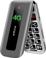 "artfone 4G Volte" sulankstomas mobilusis telefonas Senjorų mobilusis telefonas be sutarties Senjorų telefonas Pensininkų mygtukinis mobilusis telefonas su įkrovimo stotele 2,4 colio spalvotas ekranas, SOS pagalbos iškvietimo mygtukas, USB-C,