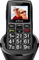 "artfone C1+" senjorų mobilusis telefonas be sutarties, dviejų SIM kortelių mobilusis telefonas su pagalbos iškvietimo mygtuku, pensininkų mobilusis telefonas su dideliais mygtukais, 1400 mAh akumuliatorius, ilgas budėjimo laikas, mobilusis telefonas su d