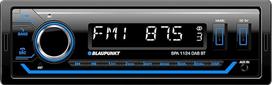 "Blaupunkt" BPA 1124 DAB BT 1-DIN automobilinis radijas, DAB+, "Bluetooth", laisvų rankų sistema, 2 x USB, "Aux" įvestis, žemų dažnių išvestis, įvairiaspalvis, 200 W