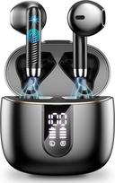 "Bluetooth 5.3" ausinės, belaidės ausinės į ausis su 4 mikrofonais, 48H Deep Bass Playtime Wireless Earbud, LED ekranas, "Bluetooth" ausinės su ENC triukšmo slopinimu, IP7 vandeniui atsparios ausinės Sportas