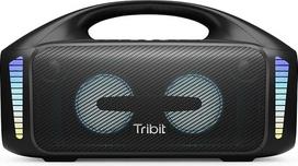 "Bluetooth" garsiakalbis Tribit StormBox Blast, nešiojamasis garsiakalbis, 90 W garsus stereofoninis garsas su "XBass" šviesos diodų šviesos šou "Bluetooth 5.3", atsparus vandeniui IPX7 PowerBank TWS, 30 val. trukmės, skirtas naudoti lauke