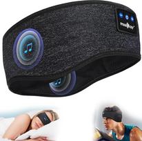 "Bluetooth" miego ausinės, belaidė 5.2 ausinė, miego ausinė, sporto ausinės su HD stereo garsiakalbiu, technikos prietaisų dovana vyrams / moterims, sportas (juoda)