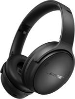 "Bose QuietComfort SC" belaidės ausinės su triukšmo slopinimu, "Bluetooth" ausinės per ausis, iki 24 valandų veikianti baterija, su minkštu dėklu, juodos spalvos