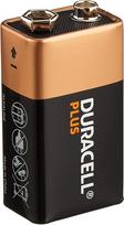 "Duracell Plus Power" šarminės 9V baterijos (MN 1604), 2 vnt.