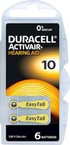 "Duracell" cinko oro klausos aparato baterija, 10 / 13 / 312 / 675 tipas