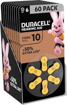 "Duracell" klausos aparatų baterijos, kurių dydis 10, pakuotė 60 [Amazon išskirtinis]