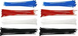 "fiXte" 2 mm x 150 mm plastikiniai kabelių raiščiai biurui, namams, sodui, garažui, dirbtuvėms (240 vnt.)