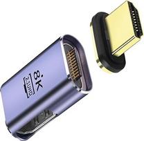 "IVIVTOR" magnetinis HDMI adapteris 8k - magnetinis HDMI 2.1 kištukas iš vyriškos į moterišką televizorių - kairysis
