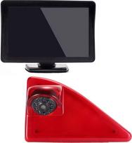 "Kalakus" atbulinės eigos sistema su atbulinės eigos kamera trečiajame stabdžių žibinte + 4,3 colių TFT LCD monitorius, skirta "Opel" / "Vauxhall Movano" nuo 2010 m. / "Renault Master" nuo 2010 m. / "Nissan NV400" nuo 2010 m.