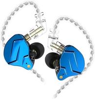 "KZ ZSN Pro X In-Ear" ausinės 1BA 1DD Stereo ausinės ausinės "HiFi Sport Gaming" 3,5 mm automobilinio lizdo ausinės patogios dėvėti telefonui, kompiuteriui, planšetiniam kompiuteriui, mėlynos spalvos, be mikrofono